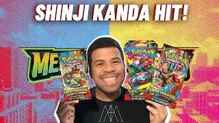 Opening 3 Mega Evolution Packs! Shinji Kanda Reverse Holo Pull 😭