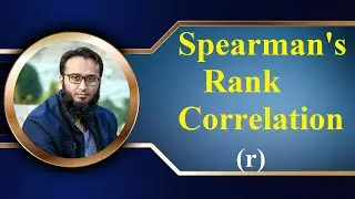 Spearman's Rank correlation (r)
