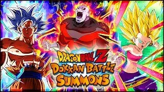 CRAZY SUMMONS! - DOKKAN BATTLE SUMMONS NEW SSR JIREN BANNER w/ Titos