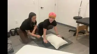 Knee Push-ups to Target Off of Yoga Blocks