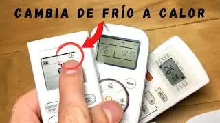 Cómo poner Minisplit en Modo Calefacción | Cómo Cambiar de Modo Frío a Calor