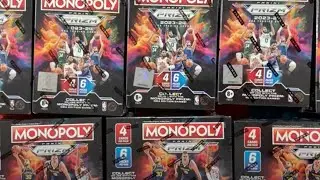 8 Blasters! Monopoly Prizm: 2023-24 NBA Trading Cards Booster Box