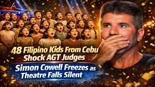 48 Filipino Kids From Cebu Shock AGT Judges | Simon Cowell Freezes as Theatre Falls Silent