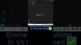 Исправлена ​​ошибка, из-за которой Эммет не работал в VS Code.