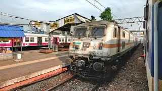 Train Race of Acceleration : WAP-7 Vs. MEMU |Siuri - Sealdah MEMU Express Vs. Agra - Kolkata Express
