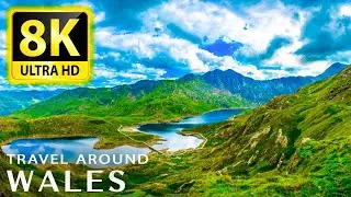 WALES with HD 8K ULTRA (60 FPS)- Travel to the best places in WALES with relaxing music 8K TV
