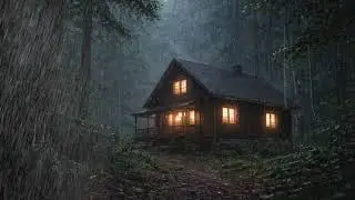 Chuva Forte na Nature House | White Noise para Dormir Profundamente 😴⛈