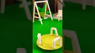 Miniature Kids Park Made with Paper | School Project Idea