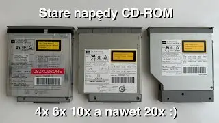 CD-ROM w laptopie kiedyś ATAPI - 4x 6x 10x 20x - r&oacute;żne prędkości i wielkości (VLOG) #90s