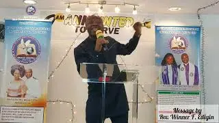 Understanding why He came, by Rev.Winner F Edigin 