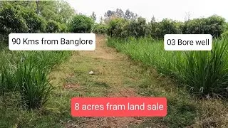 8 acres farm land for sale (7338197726) 90 kms from Banglore