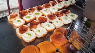 Hard Working Man Selling Chicken Burger Tasty Food | Street Food Bangladesh