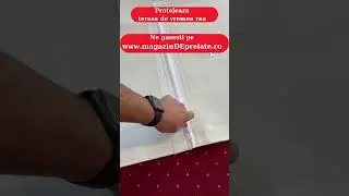 Prelată transparentă pentru terasă -  Economic & Modern