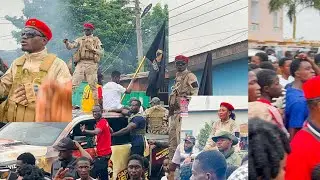 Wow,Kwadwo Nkansah pulls a massive crowd walk to SG Mall ahead of the IBRAHIM TRAORE movie premiere.