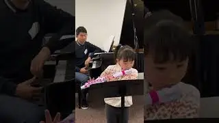 Shy 4yo flute student performs for class! 😍🎶 #flute #flutelesson #fluteteacher #fluteclass #music