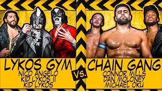 The Chain Gang (Michael Oku, Dan Moloney & Connor Mills) v Lykos Gym | Creation Pro Wrestling