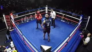 Ultra white Collar Boxing | Barnsley | Hall Wall VS Bad Girl Bex