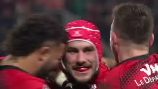 TOP 14 - Essai de Gabin VILLIERE (RCT) - RC Toulon - USA Perpignan