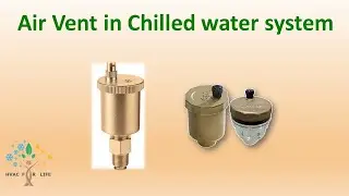 Air vent in chilled water system