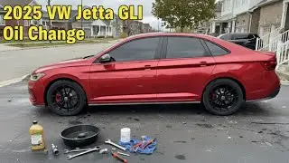 Замена масла в VW Jetta GLI 2025 года | Быстро и просто своими руками