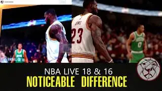 NBA Live 18 & NBA Live 16 Comparison | Noticeable Differences - First Screen Shot