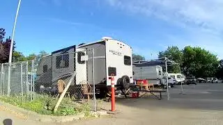 Sacramento's Safe Parking at Miller Park Program for homeless street campers.