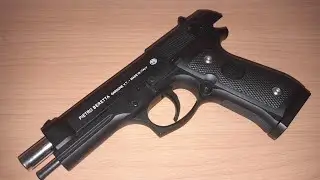 Q9 M92 Spring Type Airsoft. With Shooting.