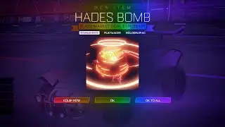 PLAYING ROCKET LEAGUE WITH THE HADES BOMB GOAL EXPLOSION!