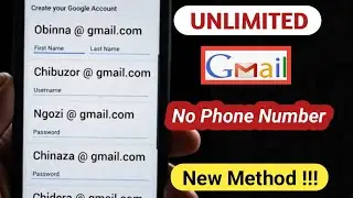 Как создать неограниченное количество аккаунтов Gmail без подтверждения по телефону/без OTP в 202...