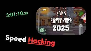 Speedrunning Sans 2025 holiday Hack Challenges... [ Act 1 & 2 ]