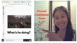 PRESENT CONTINUOUS TENSE | Learn with example sentences and pictures