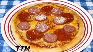 How to Make a Toaster Oven Pizza with a 50 Cent Pizza Crust from the Dollar Tree
