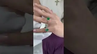 Real Green Emerald Ring styles - Classic, Stackable, Convertible & Perfect for Occasions Gift Ideas