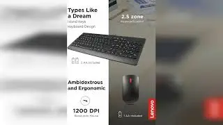 Review: Lenovo 510 Wireless Keyboard & Mouse Combo, 2.4 GHz Nano USB Receiver, Full Size, Isla...