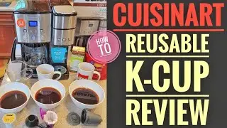 REUSABLE K CUP MAKE COFFEE Cuisinart Coffee Center SS-15 Single Serve Coffee Maker