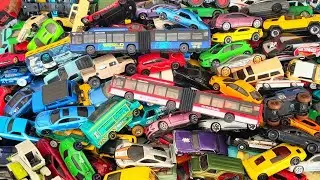 Box Full of Long Buses & Small Cars &ndash; Majorette, Siku, Matchbox & More