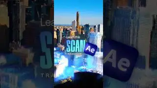 Scan transition using depth scanner! #aftereffects #tutorial #motiongraphics #vfx #videoeffects
