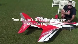 Maiden Flight For Tom Shultz's New Globaljet Sparrow
