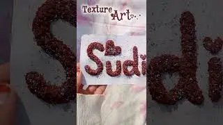 satisfying Texture Painting using tissue paper💞 | texture art | Anu texture art #textureart #shorts