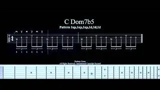 C Dom7b5 Ostinato To Practice First 4 Notes