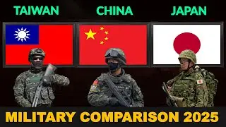 Taiwan vs China vs Japan Military Power Comparison in 2025