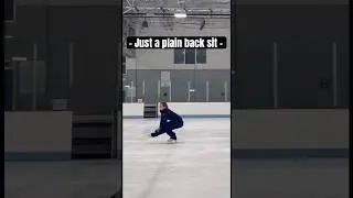 Back sit spin #skating #figureskating #iceskating #sports #athlete #spin #sitspin #train #basic #sit