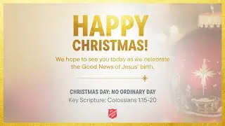 South Barwon Salvos Live Church| 25 December 2025 | Christmas Day |  No Ordinary Day
