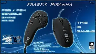 FRAGFX PIRANHA PS4 - PRO GAMING MOUSE FOR PS4 🖱️ - Sony officially licensed - THIS IS GAMING