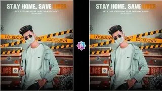 Lockdown | Lockdown Photo Editing 2021 | PicsArt Lockdown Photo Editing | Corona Virus | #Shorts