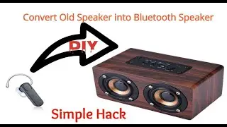 How to Make Bluetooth Speakers from Bluetooth Headset | Convert Old Speaker into Bluetooth Speaker