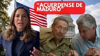 Congresista Mar&iacute;a Elvira Salazar env&iacute;a mensaje directo al r&eacute;gimen de Cuba