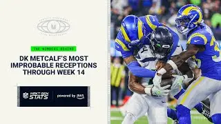 Next Gen Stats: DK Metcalf&rsquo;s 5 Most Improbable Receptions Through Week 14