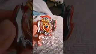 Z Achilles B-105 Takara Tomy sticker reveal. #beyblade #beybladeburst #aiga