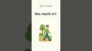 Learn German Verbs with Pictures 🎨 | A1&ndash;A2 Listening Practice + Fun Quiz